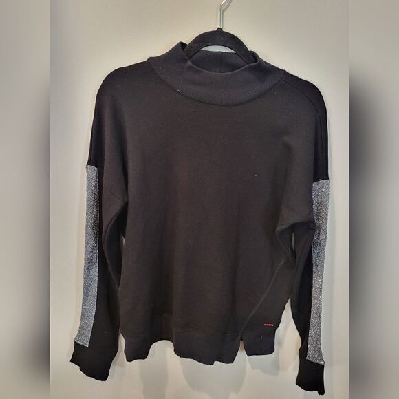 n: Philanthropy Long Sleeve Mock Neck Sweater Medium - Picture 5 of 9